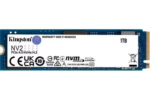Kingston | SSD 1TB NV2 M.2 2280 NVMe PCIe | SNV2S/1000G