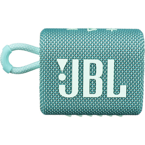 //// JBL | Go 3 Waterproof Bluetooth Wireless Speaker  - Teal | JBLGO3TEALAM | PROMO ENDS MAY 22 | REG. PRICE $69.99