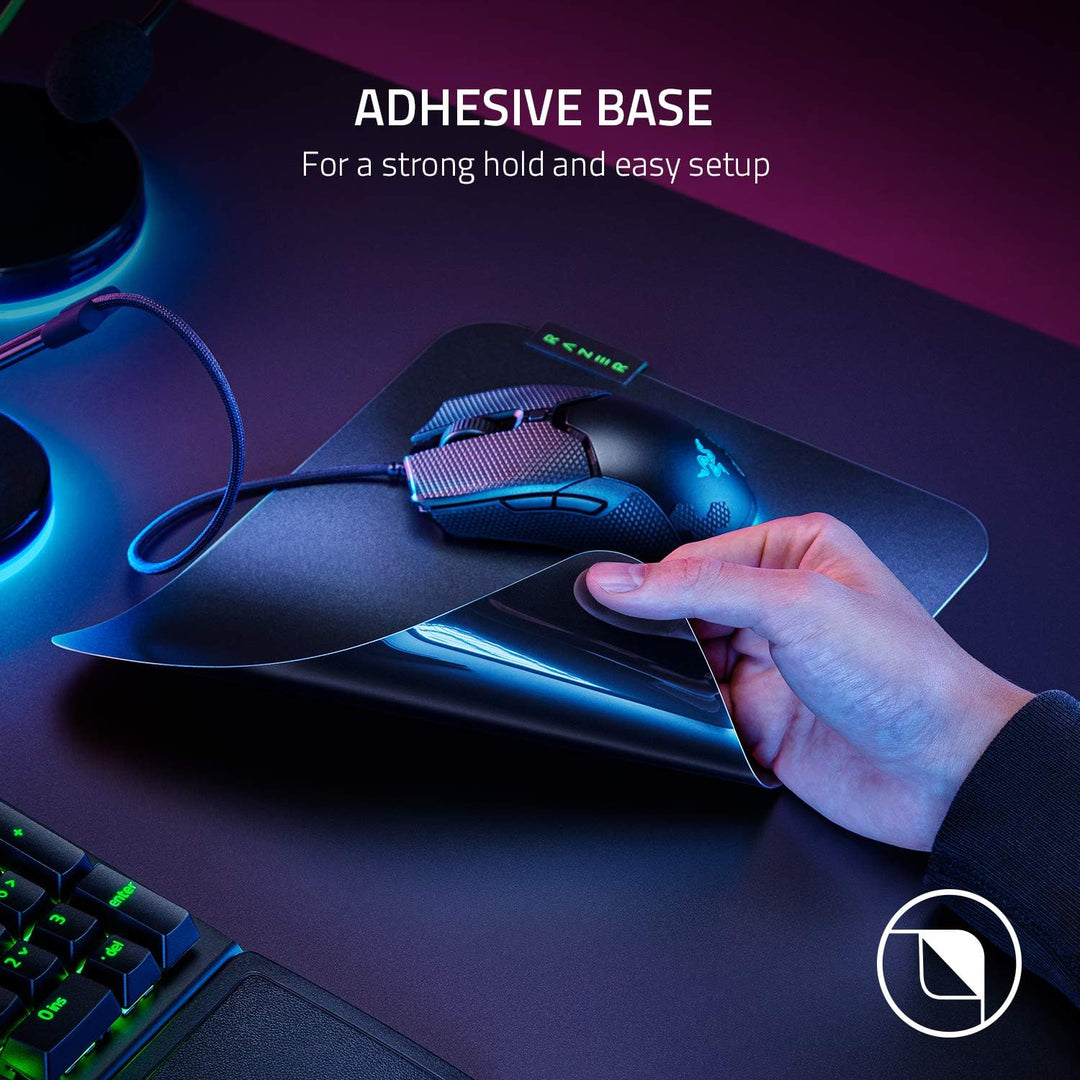 Razer | Sphex V3 Hard Gaming Mouse Mat: Ultra-Thin Form Factor Tough Polycarbonate Build Adhesive Base - Small RZ02-03820100-R3U1