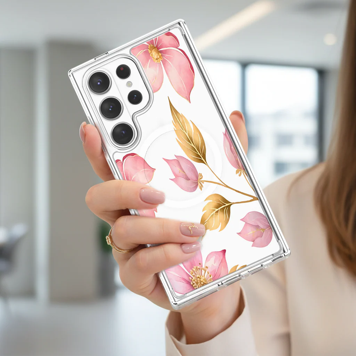 Caseco | Case for Samsung S26 Ultra - Pink Wildflower | ED24F4-PK