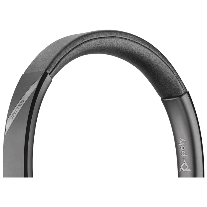 HP Poly |  Savi 7310 Mono On-Ear Noise Cancelling Truly Wireless Bluetooth Headset with Charging Stand Teams Certified 7S430AA#ABA