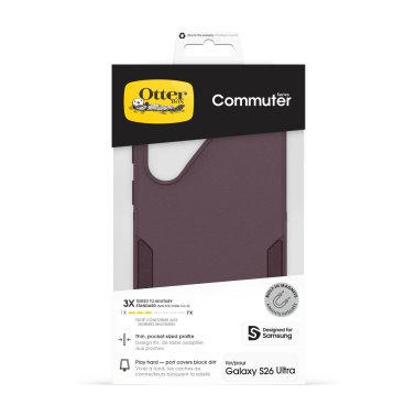 OtterBox | Commuter w/Magnets Case Samsung Galaxy S26 Ultra - Tailhead Purple | 77-99814