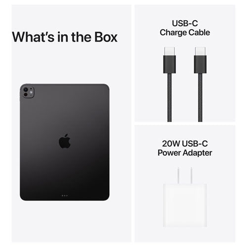 Apple | iPad Pro M5 13"  Wi‑Fi + Cellular 2TB with standard glass - Silver | ME8K4CL/A