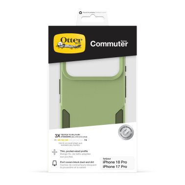Otterbox | Commuter MagSafe iPhone 18 Pro/17 Pro + Camera Control Case - Keyframe Green | 77-000895