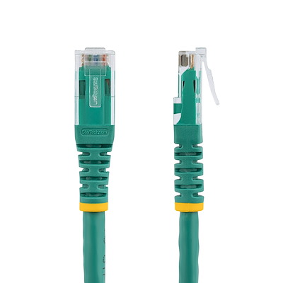 Startech | Cat6 Molded Ethernet Cable (650mhz 100w Poe Rj45 Utp) 7ft/2m - Green | C6PATCH7GN