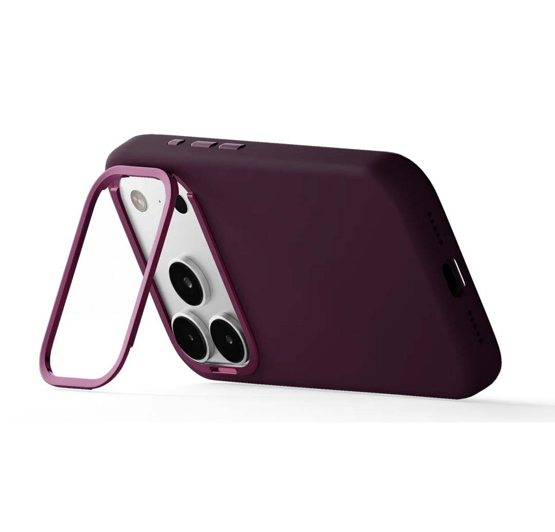 LOGiiX | Vibrance Silicone Case for iPhone 18 Pro/17 Pro - Dark Cherry | LGX-14154