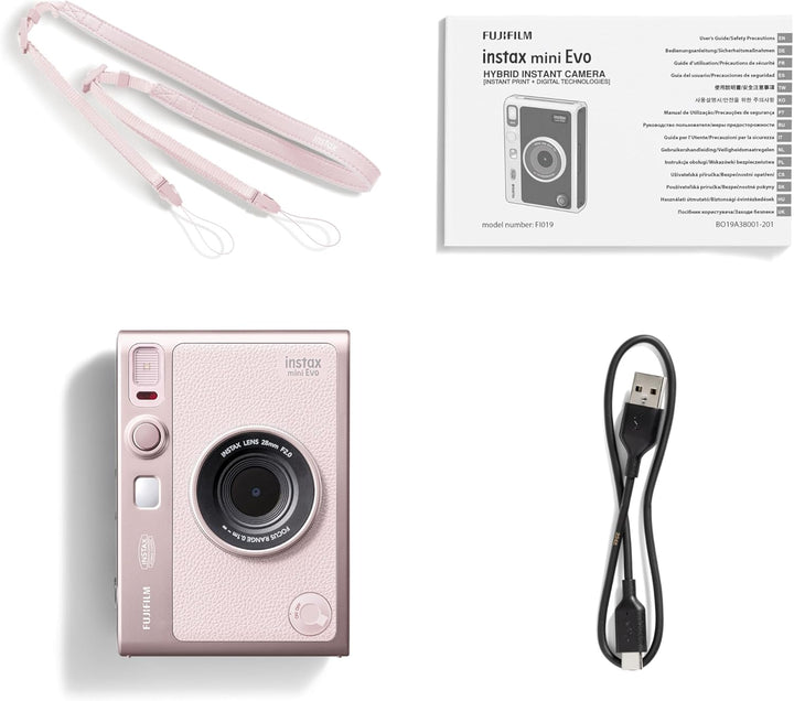 Fujifilm | Instax mini Evo Instant Camera - Gentle Rose | 600024654