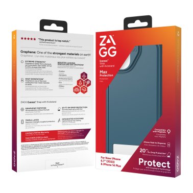 ZAGG GEAR4 | Everest Snap Kickstand Case iPhone 15/14 Plus - Marine | 15-11725