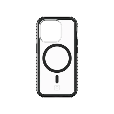Incipio | Grip for MagSafe for iPhone 15 Pro Max - Black/Clear | IPH-2076-BCLR