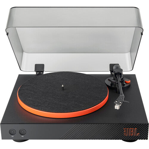 JBL | Spinner BT Manual Two-Speed Turntable with Bluetooth - Black | JBLSPINNERBTBLKAM