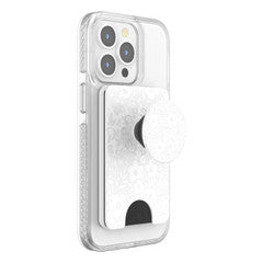 PopSockets | PopWallet+ for MagSafe Round - Blanc Fresh | 123-0433