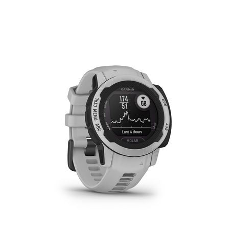 Garmin | Instinct 2S Solar Smartwatch and Fitness Tracker Mist Gray | 010-02564-11