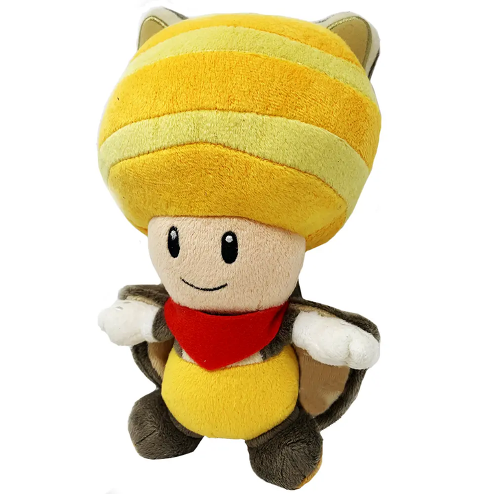 Little Buddy | Flying Squirrel Yellow Toad "Super Mario" All Star Collection 9" Plush  - Yellow
