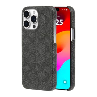 Coach | Slim Wrap Signature C Case iPhone 15 Pro Max - Charcoal Coach | Slim Wrap Signature C Case iPhone 15 Pro Max - Charcoal