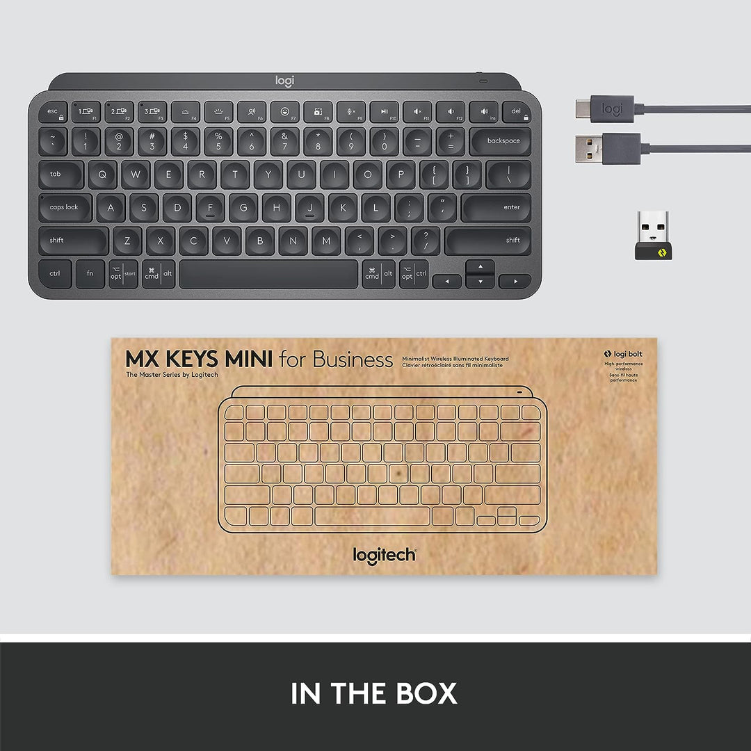 Logitech | MX Keys Mini for Business - Graphite | 920-010594