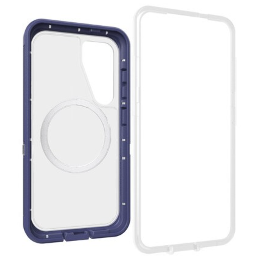 Otterbox | Defender XT Clear Pro Magnets Series Case Samsung Galaxy S25 -  Clear / Purple Lavender Haze | 77-97638