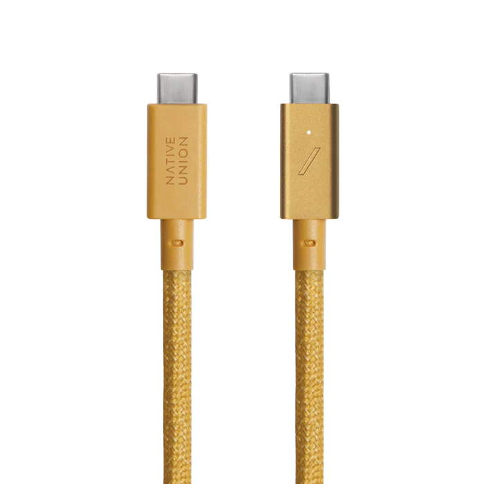 Native Union | USB-C to USB-C - Belt Cable Pro - 8FT / 240W - Kraft | BELT-PRO2-KFT-NP