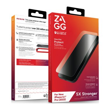 ZAGG | InvisibleShield Glass Elite for iPhone 15 Pro - Clear | IS-200111786