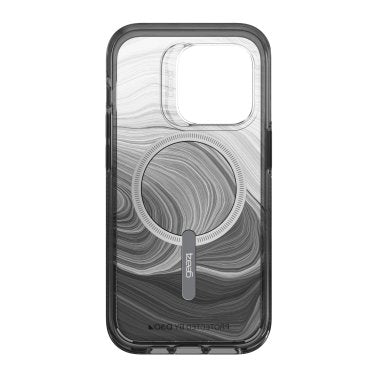 ZAGG GEAR4 |  iPhone 14 Pro - D3O Milan Snap Case - Black Swirl | 15-10109