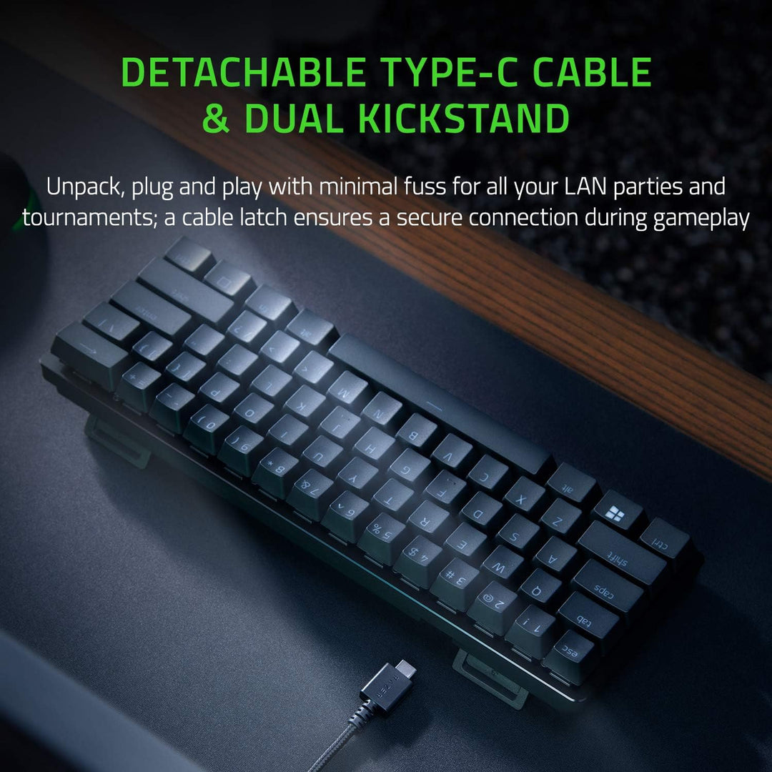 Razer | Huntsman Mini Gaming Keyboard - RGB Backlit - Linear - Black | RZ03-03390200-R3M1