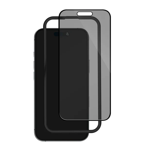 Blu Element | Privacy Tempered Glass Screen Protector w/Installation Kit iPhone 16 Pro Max | 118-2808