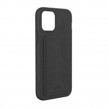 SO Pela | iPhone 12/12 Pro Wallet Case Eco-Friendly/Compostable - Black | 15-07552