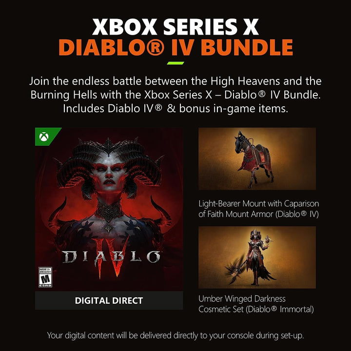 Microsoft | Xbox Series X Edition Console - Diablo IV Bundle | RRT-00027