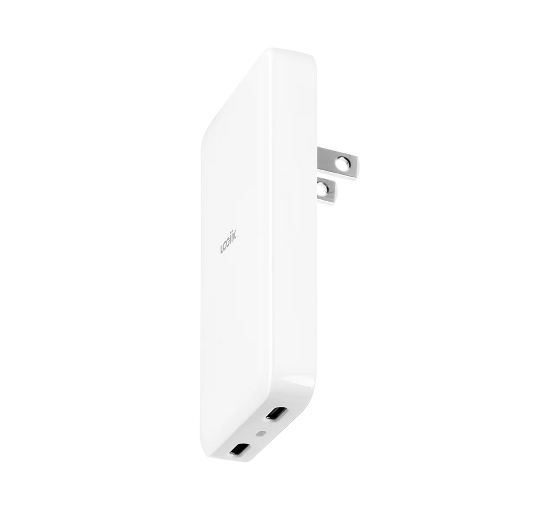 //// LOGiiX | Power Plus Slim Duo - Wall Charger 65W - White | LGX-13659