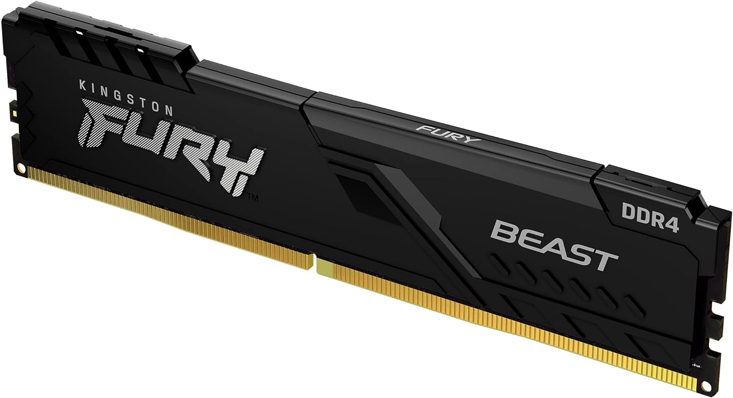 Kingston FURY BEAST 3200MHz DDR4 8GB‪✕‬4 Kingston | RAM 8GB 3200MHz DDR4 CL16 DIMM FURY Beast - Black