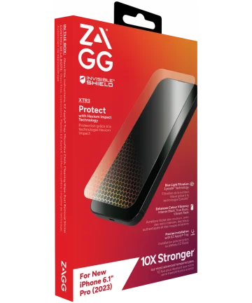 ZAGG | InvisibleShield XTR3 Glass for iPhone 15 Pro - Clear | IS-200111802