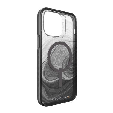 ZAGG GEAR4 | iPhone 14 Pro Max - D3O Milan Snap Case - Black Swirl | 15-10147