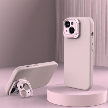 Uunique Liquid | Silicone MagSafe Stand Case iPhone 15 - Baby Pink | 15-11347