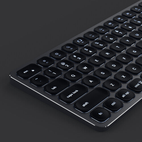 Satechi | Compact Backlit Bluetooth Keyboard for Mac - Space Grey | ST-ACBKM