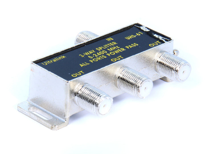 Ultralink | Home 3-Way Video Coax Splitter | UHS61