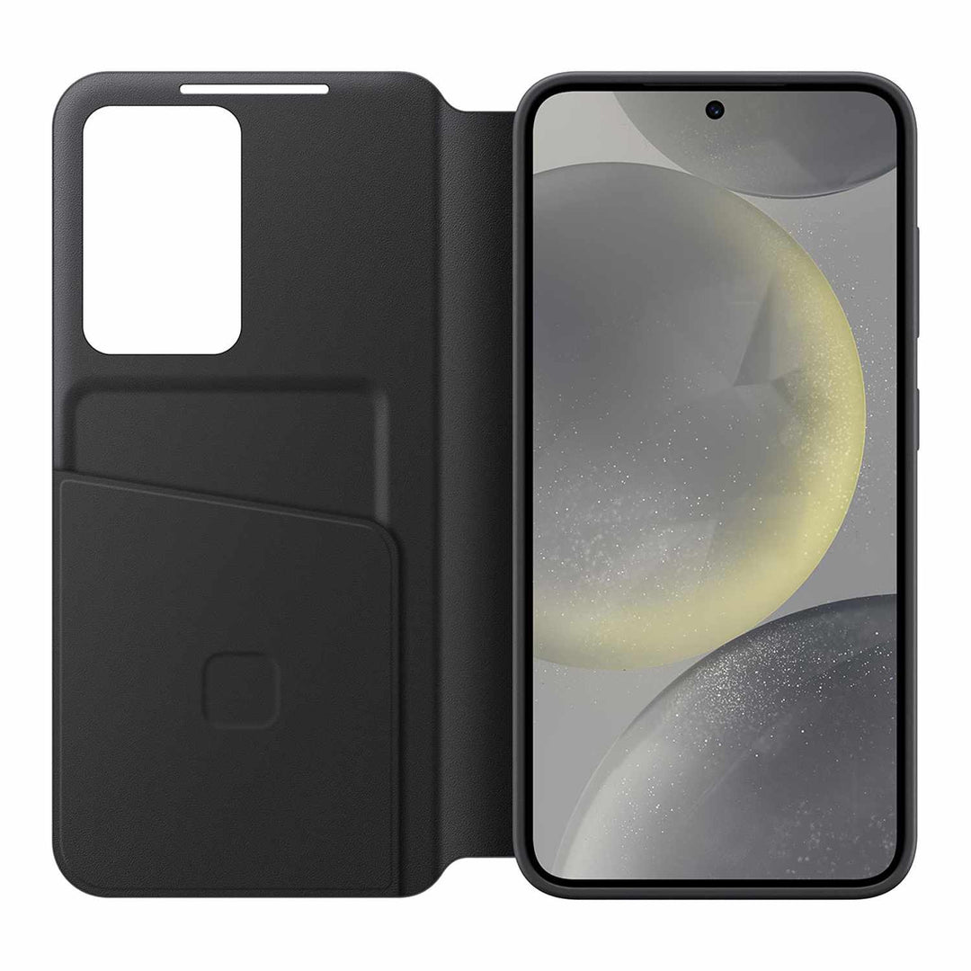 Samsung | OEM Galaxy S24+ Smart View Wallet Case - Black | 15-12492