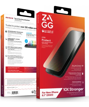 //// ZAGG | InvisibleShield XTR3 Glass for iPhone 15 - Clear | IS-200111800