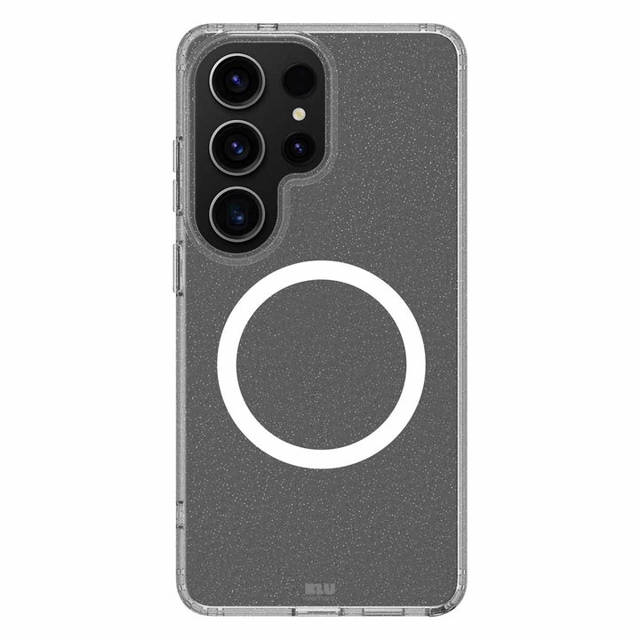 Blu Element | Dropzone Rugged Glitter Case w/Magnets for Samsung 26 Ultra - Clear | BEDZGLS263