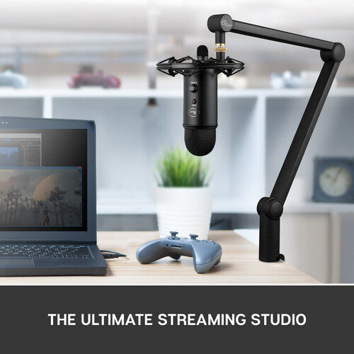 Blue | Pro Streaming Bundle with Yeti USB Microphone, Radius III and Compass - Black | 988-000107