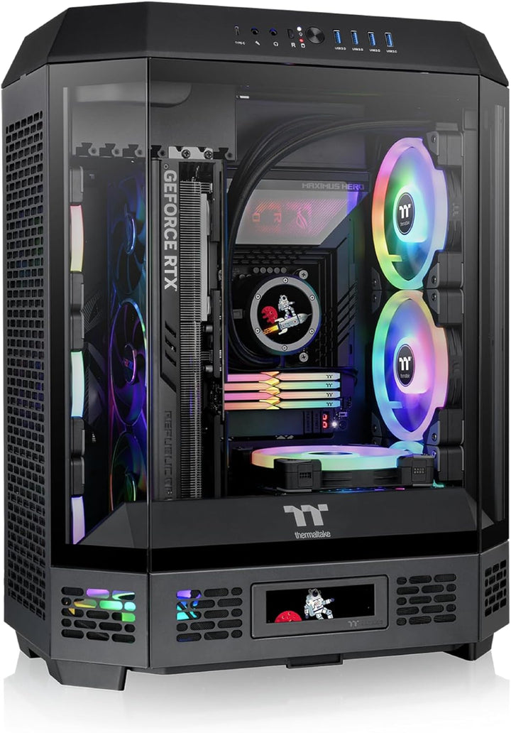 Thermaltake | The Tower 600 Mid Tower 3x3mm TG CS - Black Retail | CA-1Z1-00M1WN-00