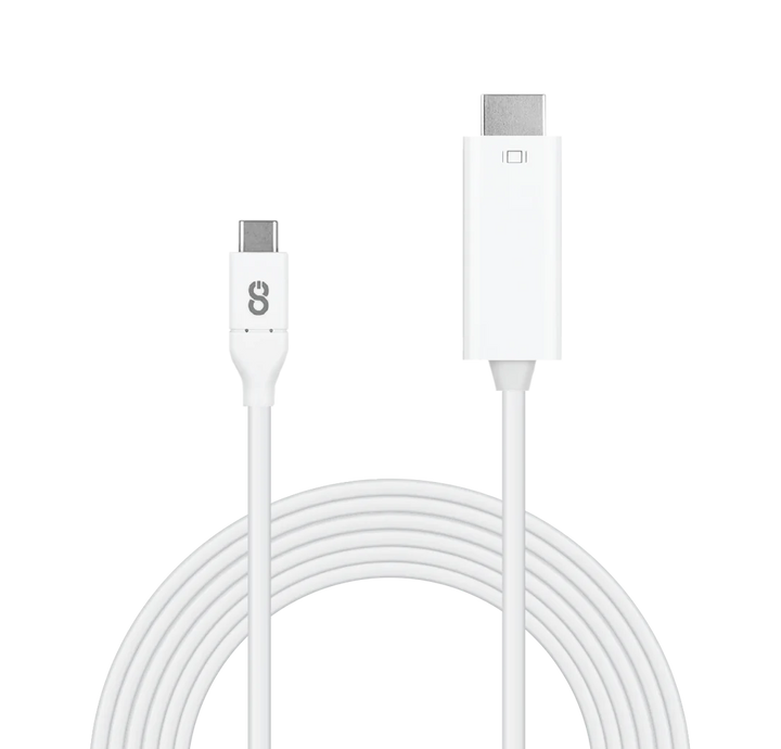 LOGiiX | HDMI (M) - USB-C (M) Cable 3M/10FT White | LGX-12654
