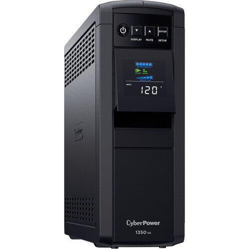 CyberPower | Sinewave Series UPS - Mini-Tower 10 Outlets 1350VA LCD 120VAC | CP1350PFCLCD