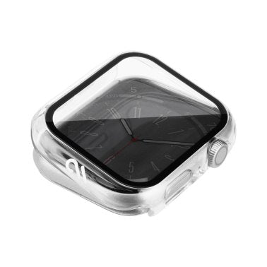 Case-Mate | Apple Watch (Series 4,5,6,SE) 44mm Tough Case w/Integrated Glass Screen Protector - Clear | 15-11268