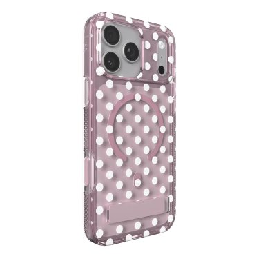 ZAGG | Graphene Milan Snap iPhone 18 Pro Max/17 Pro Max Kickstand Case - Classic Polka | 702322396