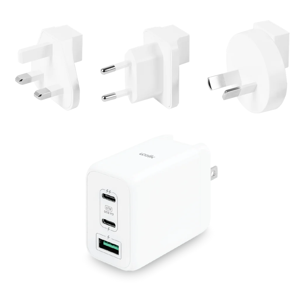 LOGiiX | Power Plus 65 XL - Travel Kit 65W - White | LGX-13586