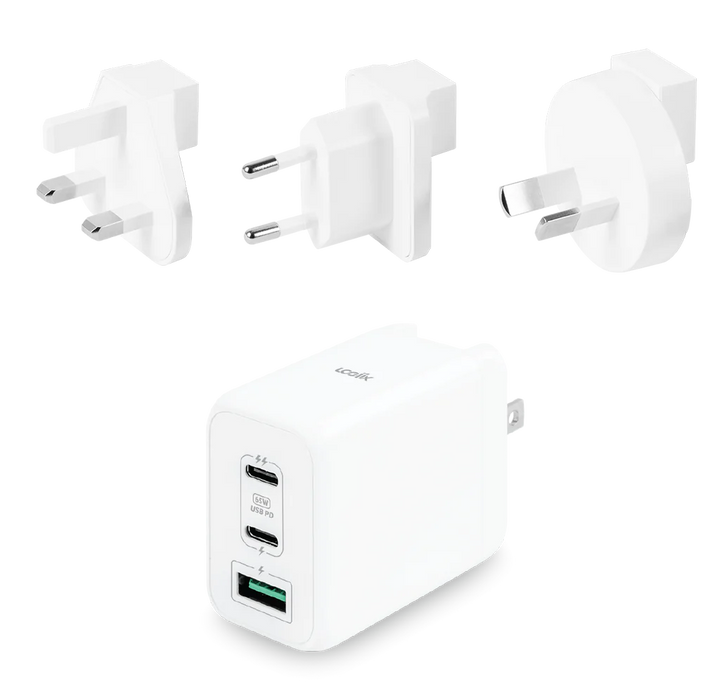 LOGiiX | Power Plus 65 XL - Travel Kit 65W - White | LGX-13586