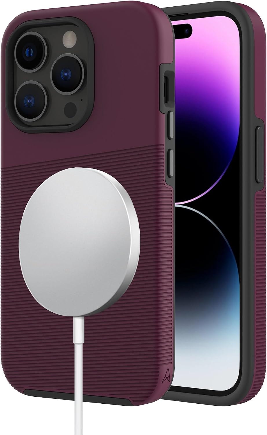 AXS | PROTech Plus MagSafe Case Compatible with Apple iPhone 14 Pro Max - Sangria | IPPRPM3005