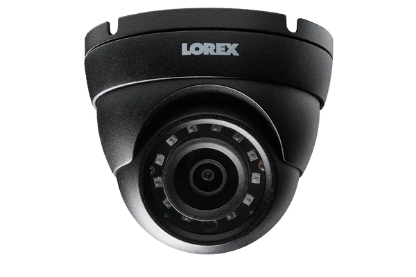 Lorex | 4MP Metal Dome Camera with 150FT Color Night Vision-Black | LNE4422W
