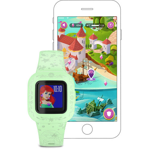 Garmin | Vivofit jr 3 Kids Activity Tracker - Disney Princess The Little Mermaid | 010-02441-33