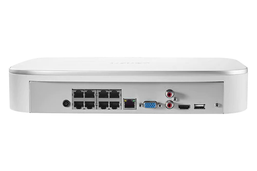 Lorex | 4K 8-channel 2TB Wired NVR System with 4 Smart Deterrence Cameras | N4K2SD-84WB-RT