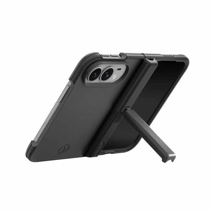 Nimbus9 | Cirrus 3 Foldable Case for iPhone Duo - Black | N9C3FLIPH18FLDBLK